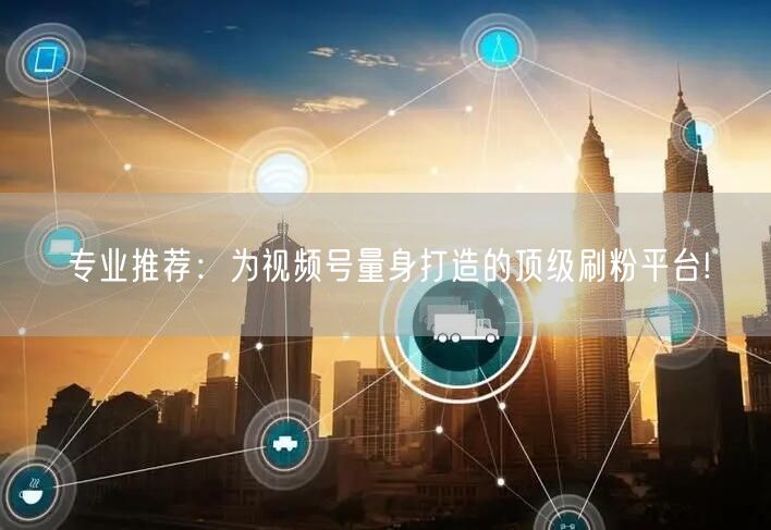 专业推荐：为视频号量身打造的顶级刷粉平台!
