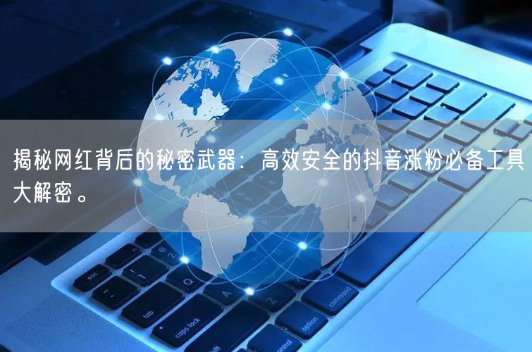 揭秘网红背后的秘密武器：高效安全的抖音涨粉必备工具大解密。