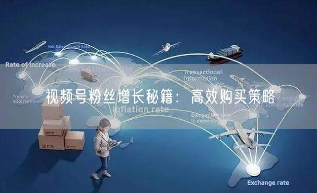 视频号粉丝增长秘籍：高效购买策略