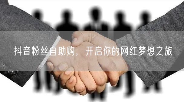 抖音粉丝自助购，开启你的网红梦想之旅