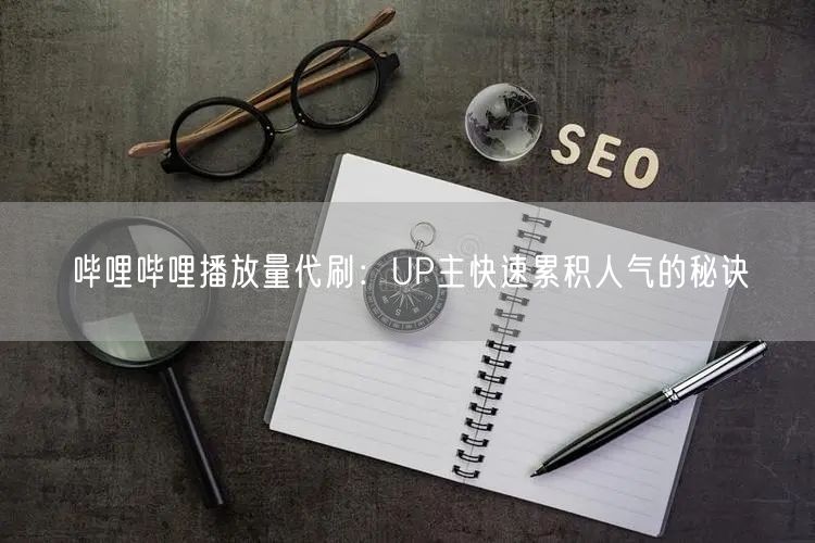 哔哩哔哩播放量代刷：UP主快速累积人气的秘诀