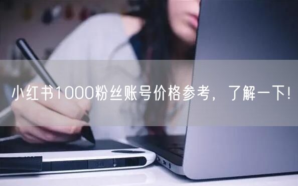 小红书1000粉丝账号价格参考，了解一下！