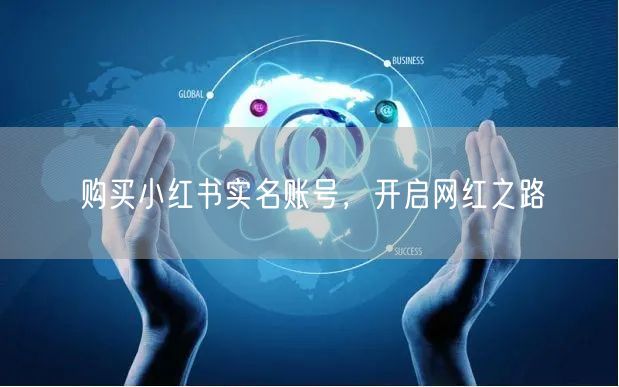 购买小红书实名账号，开启网红之路