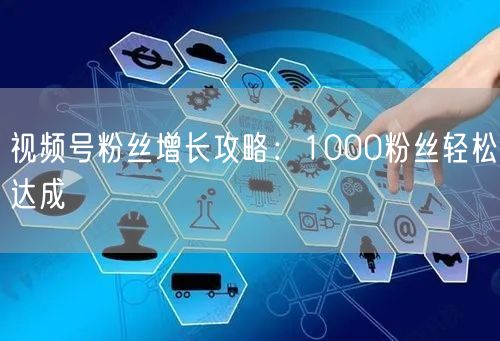 视频号粉丝增长攻略：1000粉丝轻松达成