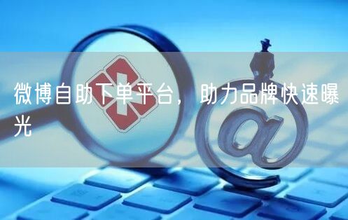 微博自助下单平台，助力品牌快速曝光