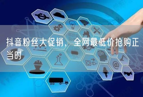 抖音粉丝大促销，全网最低价抢购正当时